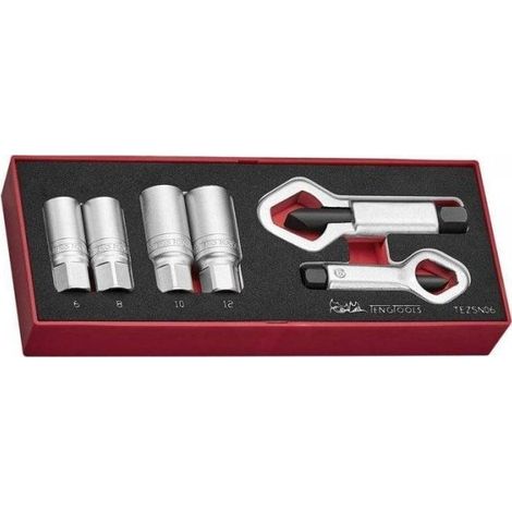 Kit di estrattori Teng Tools 6 pezzi inserti EVA
