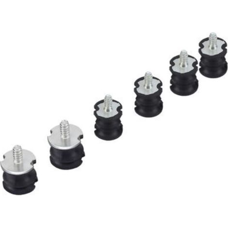 6X Pièces de Tronçonneuse Amortisseur AV Compatible avec Modèles Spécifiques -