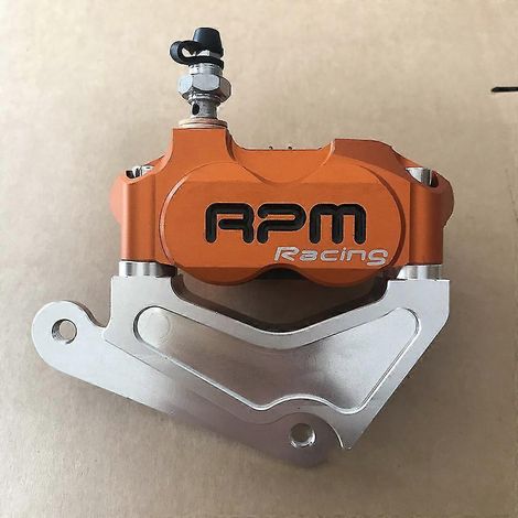 Étriers de frein radiaux à quatre pistons de 82 mm pour moto Honda Dio AF 18/27/28/34/35 - Orange 200 mm (1/5)
