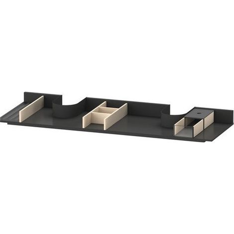 Système d'ameublement Duravitavec découpe siphon pour 1220mm large noyer massif