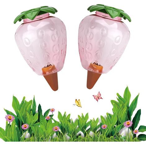 2 Pièces Irrigation Goutte à Goutte Bouteille, Arrosage Plante Vacances, Arrosage Plante Interieur, Transparent Boules D’Irrigation pour Plantes (1/5)