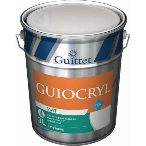 Peinture Guiocryl Confort GUITTET 3L Blanc - 26886