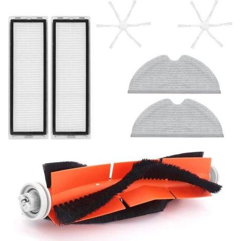 Accessoires Pour Aspirateur Xiaomi Mi Robot Vacuum-Mop 2C/Stytj03Zhm/1C/Stytj01Zhm//F9, Lot De 7 Pièces De Rechange (1/5)