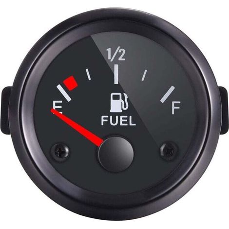52 mm Universal-Kraftstoffstandanzeiger 12 V mit E-1/2-F für Pkw, SUV, Lkw und Boote