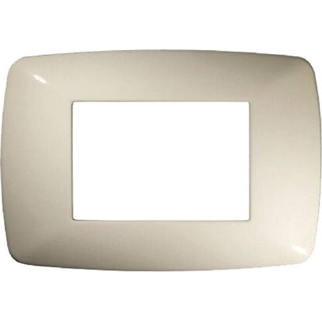 PLACCA COLORE BIANCO 'BRIO' 3 posti - 3203/WH