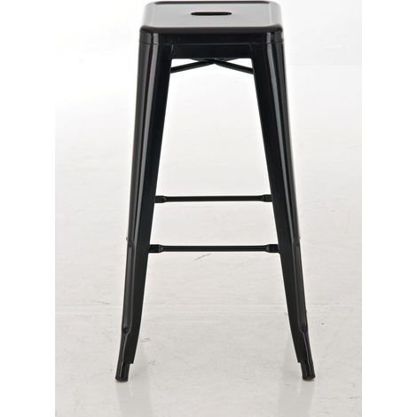 Lot de 2 tabourets de bar Joshua Noir (1/5)