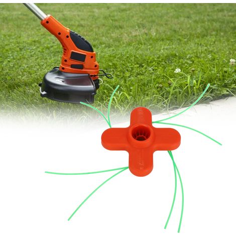 Pièces pour machines de jardin, tête de débroussailleuse à 4 fils, tête de coupe-bordures, filetage interne 101,25 mm. (1/5)