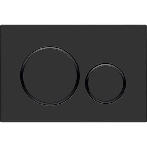 Applies to Geberit Sigma20 - Actuator plate, matt black/black (115.882.16.1) (1/3)