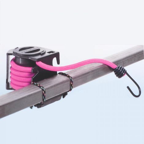 Befestigungsset Verzurrung Dachreling Spanner Sandows rosa mit (1/4)