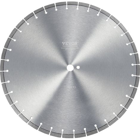 Disque à Tronçonner Diamanté 350 mm, Disque Diamant Humide ou Sèche, Lame de Scie à Béton avec Dents Plates de 10 mm, Diamètre du Trou Central Universel 25,4 mm, pour Béton, Carrelage, Brique (1/5)