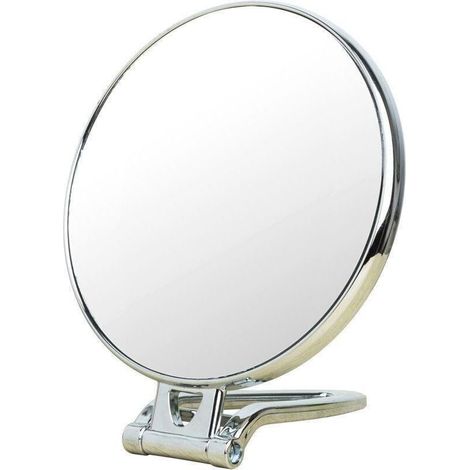 Miroir grossissant 208.5x 15.5 cm, Miroir Double Face, grossissement 3X/1x, Miroir de Maquillage Pliable avec Support pour Application de Maquillage (1/4)