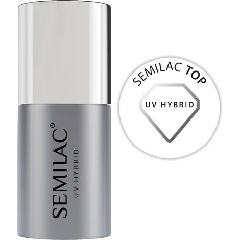 Semilac 7 ml Überlack für UV-Hybrid-Maniküre- und Pedikürelacke (1/2)
