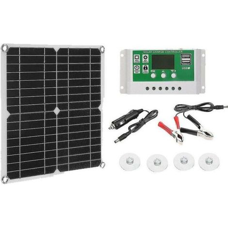 Kit Panneau Solaire 40W Chargeur 60A 12V avec Controllerbejoey Odipie (1/4)