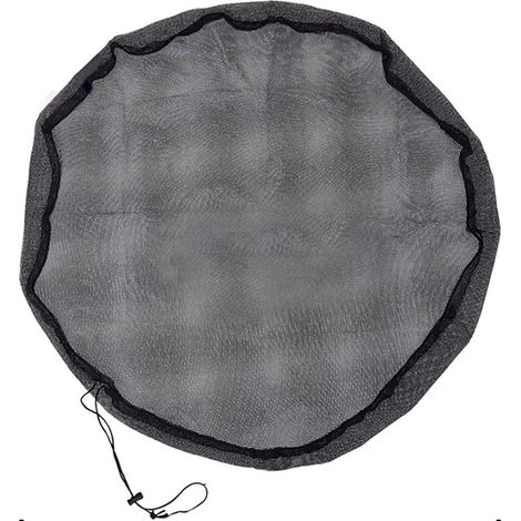 Private Label-Lot de 4 Filets de Protection pour Récupérateur d'Eau de Pluie 80 cm, Filet Anti-Insectes avec Cordon de Serrage Réglable, Protection contre les Feuilles Mortes et les Débris, Résistant