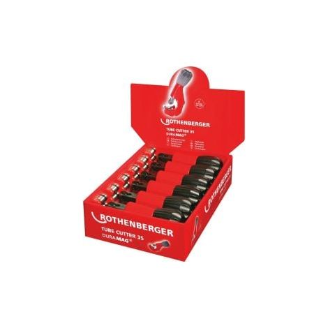 ROTHENBERGER TUBE CUTTER 35, DURAMAG, Display, 6 pezzi - 070027DB (1/5)