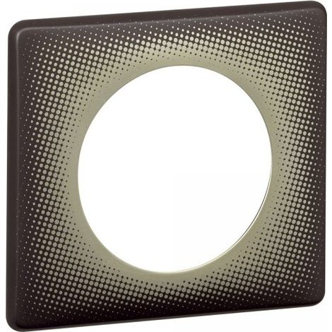 Legrand 066740 Céliane Powdered Finish Faceplate - Eclipse - 1-gang