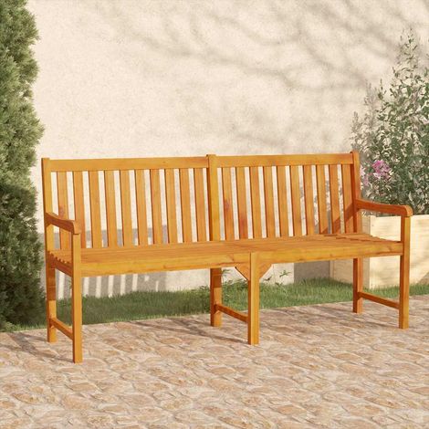 vidaXL Banc de jardin 180 cm Bois solide d'acacia (1/5)
