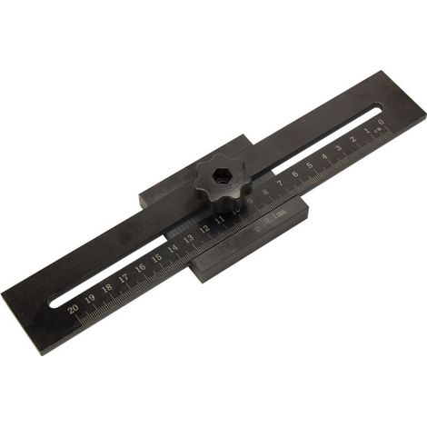 Traçage Précis 200 mm – Règle de Traçage en Bois pour Marquage et Délimitation Exacte des Repères et Coupes