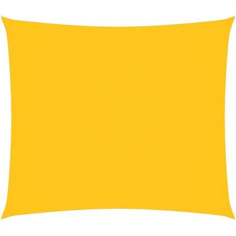 Toile de parasol rectangulaire jaune Oxford de 2 x 2,5 mètres (1/5)