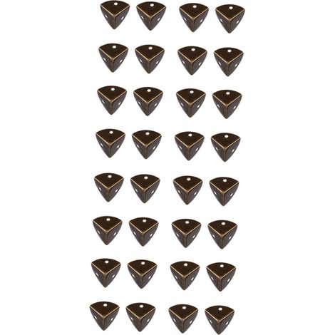 24 protège-coins décoratifs, métal, style vintage, pour boîtes (1/5)