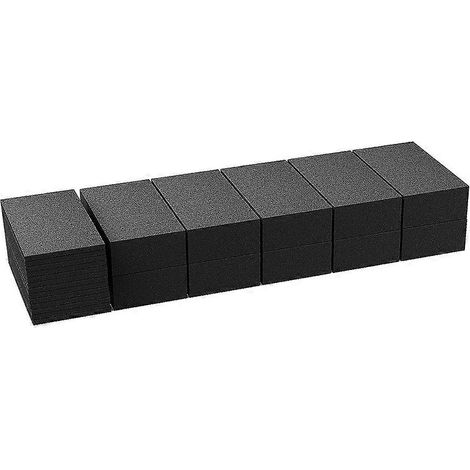 Lot de 23 protections murales en EVA pour meubles, butées noires pour têtes de lit, protection murale contre les meubles, le lit, le canapé et les armoires. (1/5)