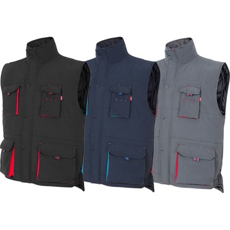 Gilet da lavoro Velilla 205902 - XXL -  Schwarz / Grün