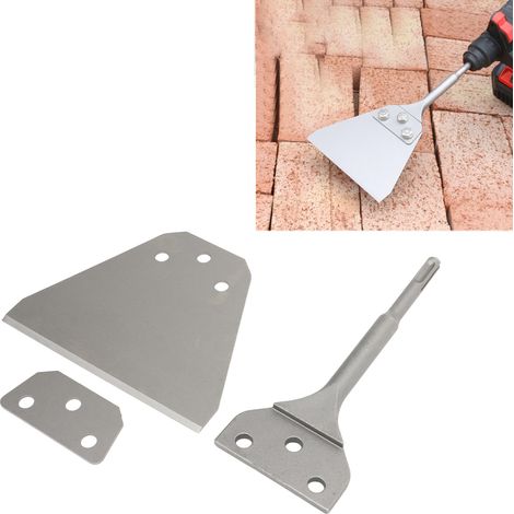 Marteau perforateur électrique à poignée de 15 cm, lame SDS ultra-mince, poignée ronde, burin à deux rainures (1/5)