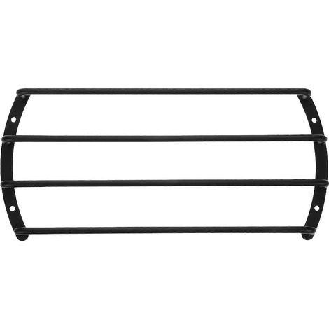 Grille de protection pour haut-parleur : Grille de protection métallique universelle pour caisson de basses, 30 cm (12 pouces), 4 barres - pour système audio de voiture et protection des haut-parleurs (1/4)