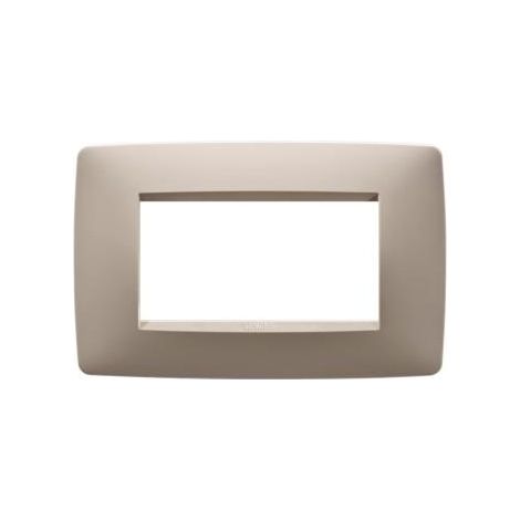 PLAQUE ONE 4P CHANVRE GEWISS GW16104TC
