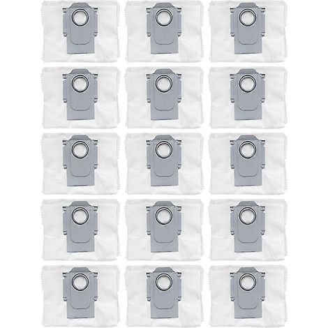15 Stück Staubbeutel für Xiaomi Roborock Q7 Max / Q7 Max+ / T8 G10 Roboter Staubsauger Zubehör Ersatzteile (1/5)