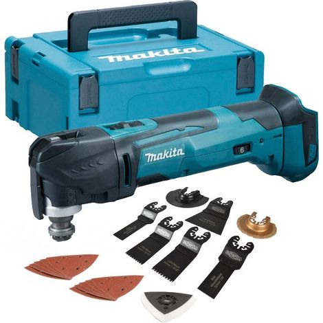 Makita DTM51Z 18v Lithium Multi Tool Keyless Blade Change + Case + Accessories (1/5)
