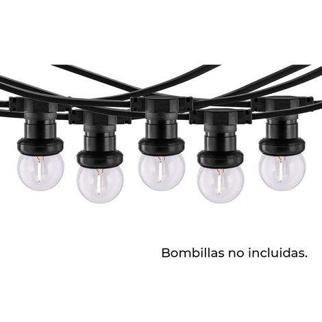 Filo di luci Thorgeon Nero 2000 W 20 m 20 (1/5)