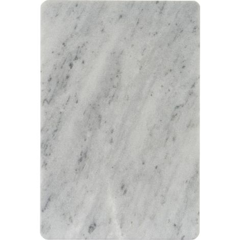Rectangular Marble Serving Board - Stone - L20 x W30 x H1 cm - White