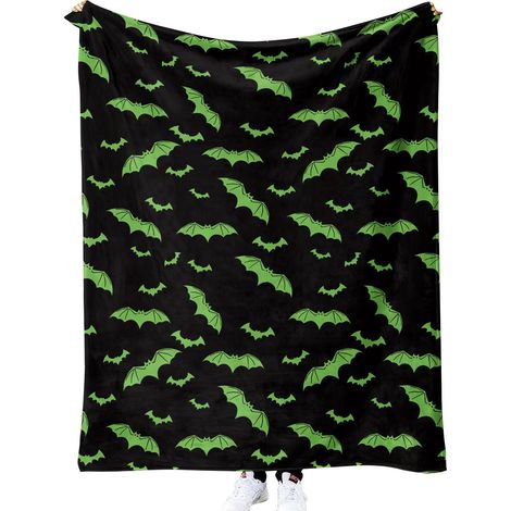 Couverture d'Halloween 75 cm x 100 cm, idéale pour les lits de fête - 59 (1/4)