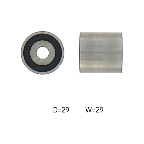 Poulie renvoi/transmission, courroie crantée SKF VKM 21004 AUDI 038 109 244 P