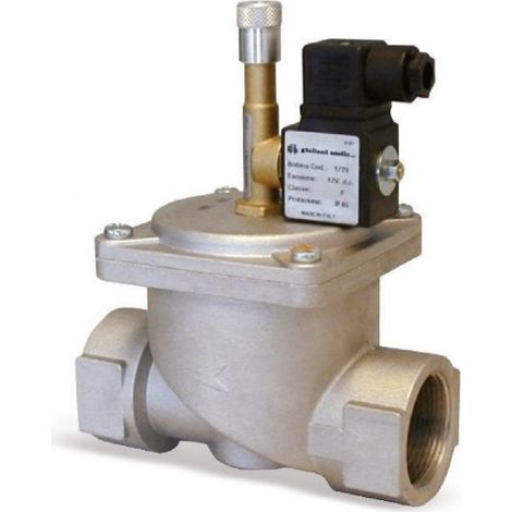 ELETTROVALVOLA A RIARMO MANUALE NORMALMENTE APERTA PER GAS MODELLO MSV - 11/2 - 230 VAC  - WAT