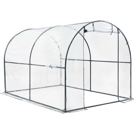 Serra a tunnel Grünwald in acciaio e PVC 200 x 300 x 190 cm 030008257