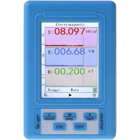 Détecteur de Rayonnement Électromagnétique Mesure Précise et Sensible Compteur EMF (1/5)