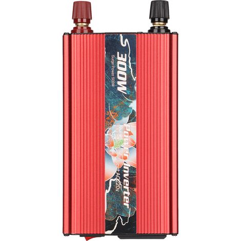 Convertisseur de voiture 500 W maximum, protection contre les surtensions, sortie USB unique, adaptateur secteur 12 V vers 220 V, boîtier en aluminium (1/5)