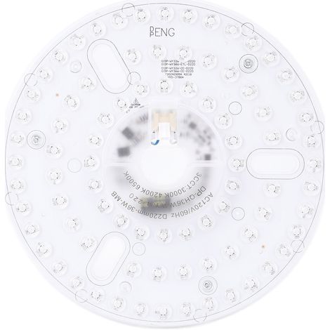 8,66 Zoll 36W LED-Lichtmotor Renovierung magnetischer Deckenventilator Ersatz 3CCT 3000K 4200K 6500K einstellbar rund 120V. (1/5)