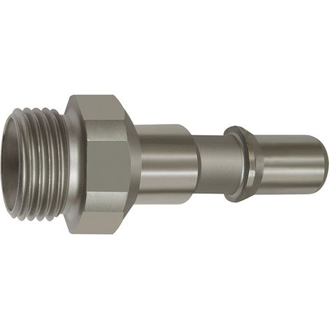 Riegler Nippel für Kupplungen NW 8, ISO 6150 C, Edelstahl, G 1/2 AG (1/2)