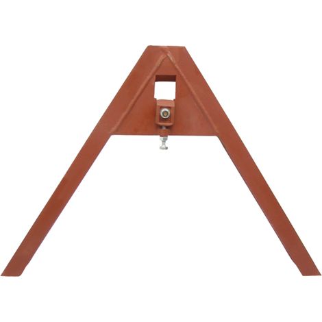 Triángulo de enganche de tres puntos de acero, capacidad de elevación 1500 kg, para sistema de suspensión 75513