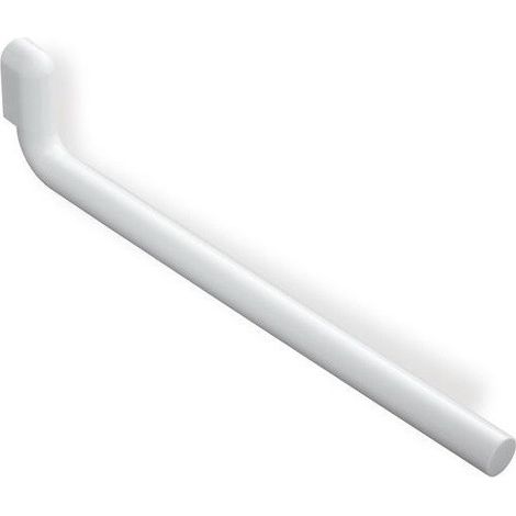 Toallero SERIE 477 1 brazo blanco