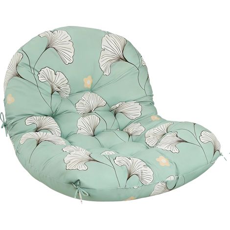 Coussin pour chaise œuf, imperméable, rembourrage en coton confortable, 120x85x18cm, B (1/2)