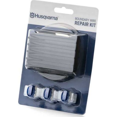 Husqvarna – Kit de réparation Automower – Câble périphérique 5m – 6 coupleurs et 10 agrafes – Pour réparations de bordures et ruptures de câble (1/2)