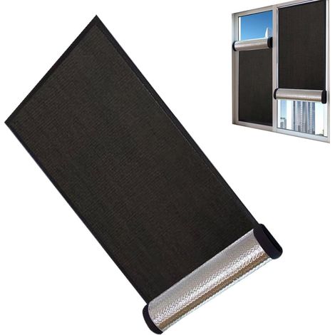 Stores Fenêtres Intérieurs Protection UV Auto-Adhésive Stores occultants sans perçage Pour Bureau À Domicile Chambre À Coucher Cuisine Bain Porte Garage Camping-Car Intérieur Et (1/5)