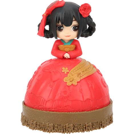 PVC-Ornamentpuppe mit Sockel – Geschenkidee für Geburtstage, Feiertage und Neujahr – Dekorative Cartoonfigur (1/5)