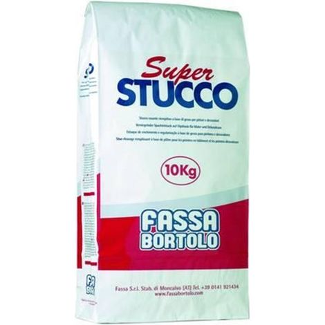 FASSA SUPER STUCCO RASANTE IN POLVERE IN SACCO - - kg.10 - FASSABORTOLO