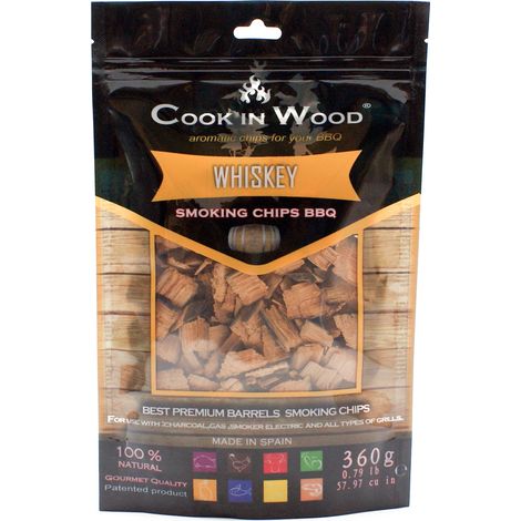 Cook In Wood - Virutas de Ahumado de Barrica de Roble de Whisky - 360g