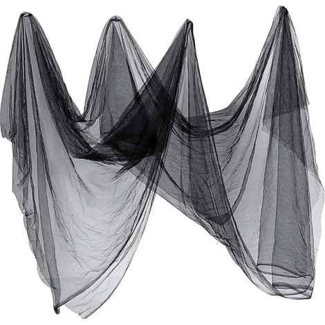Moustiquaire de Jardin, Filet de Protection Contre Les Mouches, Les Oiseaux, la Chasse, Les Plantes aveugles (Noir, 3 x 10 m) (1/5)